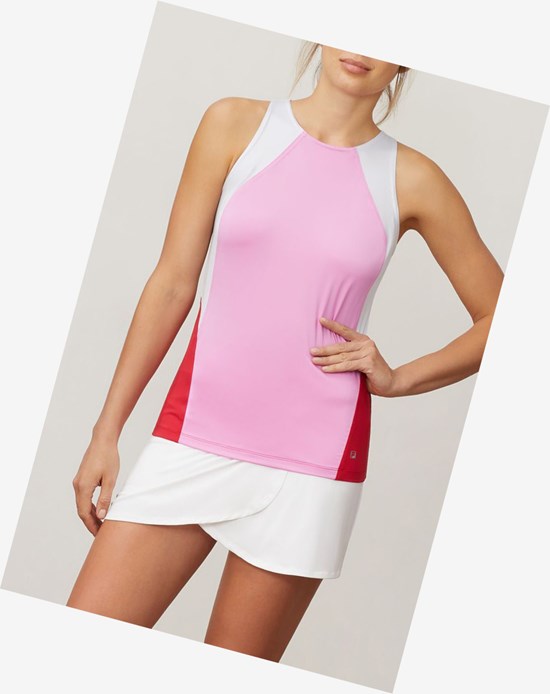 Fila 30 Love Full Coverage Tank Cycl/Crim/Wht | 058HUCLFM