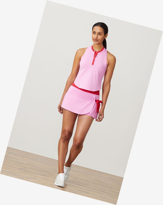 Fila 30 Love Tie Up Racerback Tank Cycl/Crim | 316FTBJQH