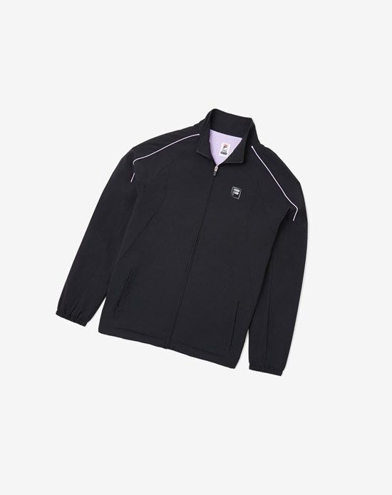 Fila Adrenaline Performance Jacket Noir Lavande | 340GPJKXU