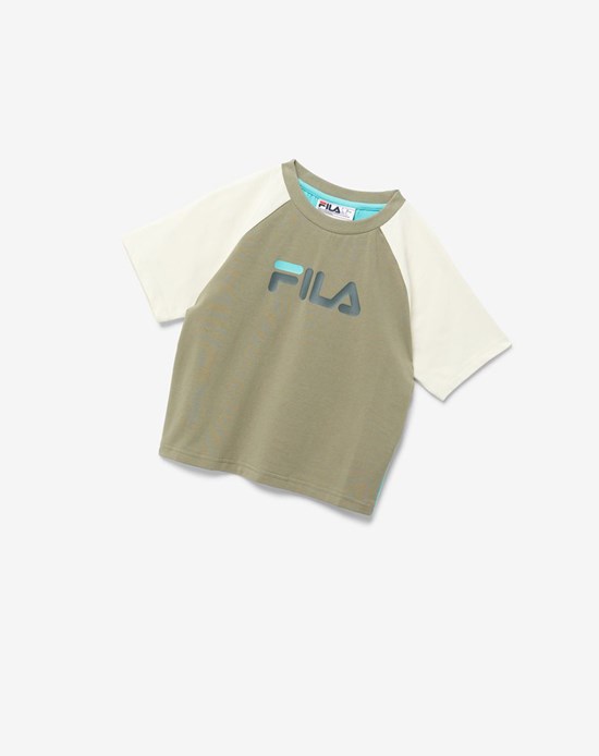 Fila Aisha Tee Bleu Turquoise | 039XLGWFM