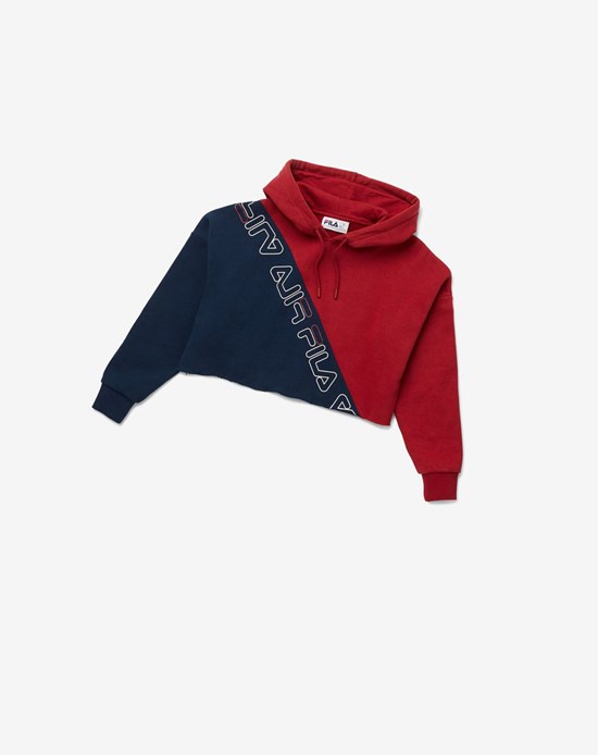 Fila Alianna Hoodie Rouge | 806LZCSOQ