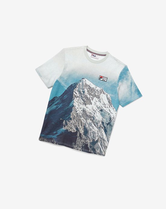 Fila Alps Tee Blanche Noir | 173KYIUNA