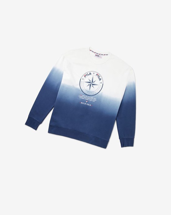 Fila Angus Sweatshirt Blanche | 267SDKBUQ