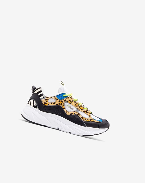 Fila Animal Trigate Tennis Shoes Noir Argent Bleu | 234OQWRSX