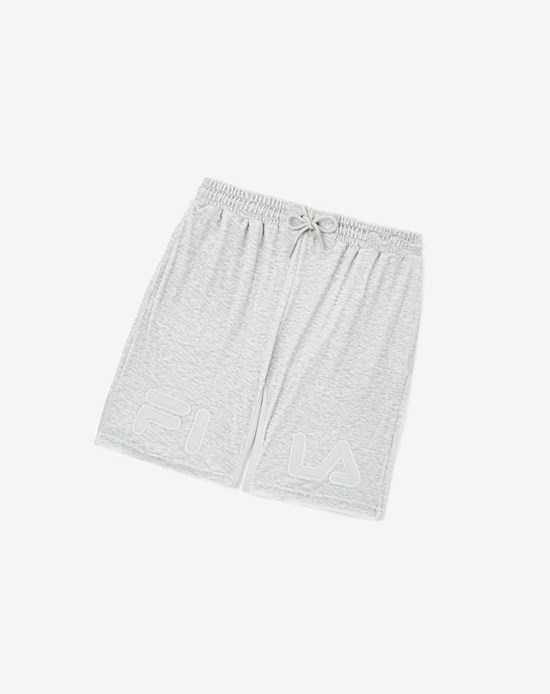 Fila Arc Velour Corta Grise Clair | 604IDVXJL