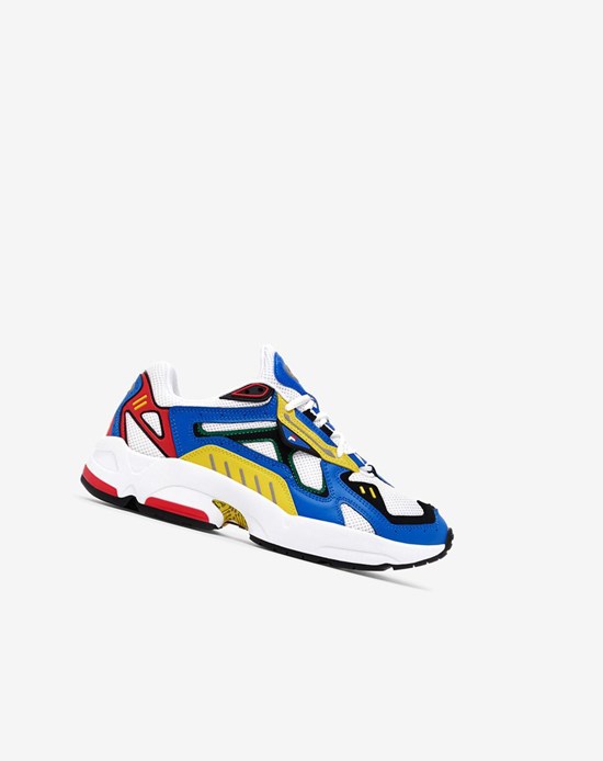 Fila Archive Rjv Sneakers Blanche Bleu Rouge | 254HQBLCY