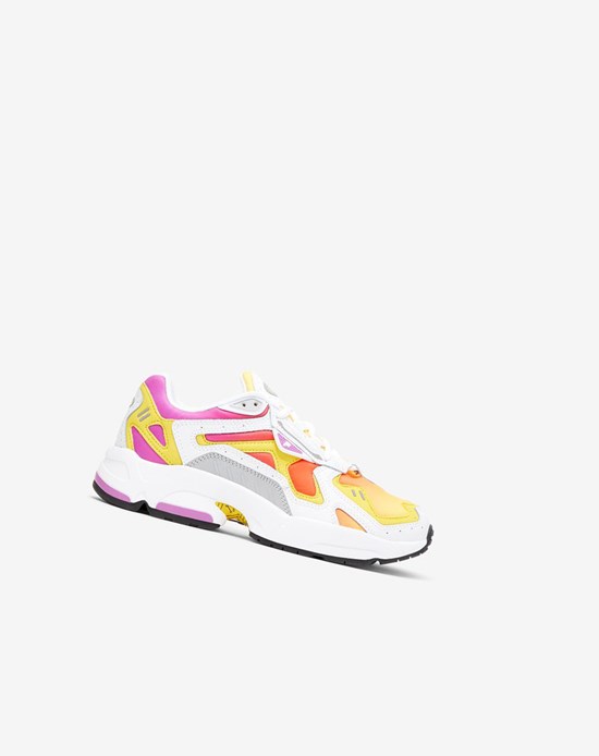 Fila Archive Rjv Sneakers Violette Fleur Rouge Citron | 803XAOKTI
