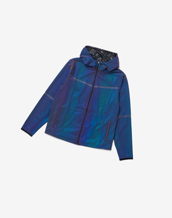 Fila Atticus Reflective Vent Jacket 003 Oil Slick | 536QVLRBC