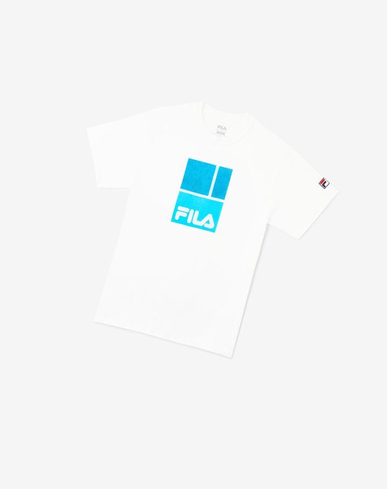 Fila Aussie Tee Blanche | 578YGXMHI