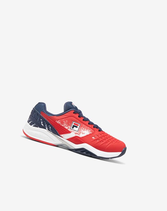 Fila Axilus 2 Energized Le Tennis Shoes Rouge Blanche Bleu Marine | 495WXERZF