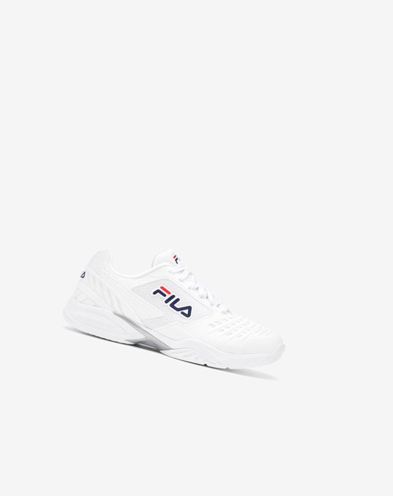 Fila Axilus 2 Energized Tennis Shoes Blanche Blanche Bleu Marine | 198EYHMXO