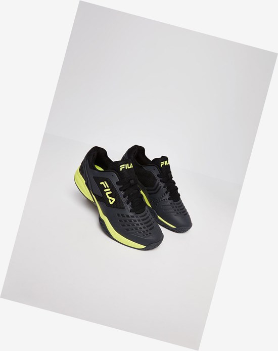 Fila Axilus 2 Energized Tennis Shoes Noir Jaune | 356DPSMXW