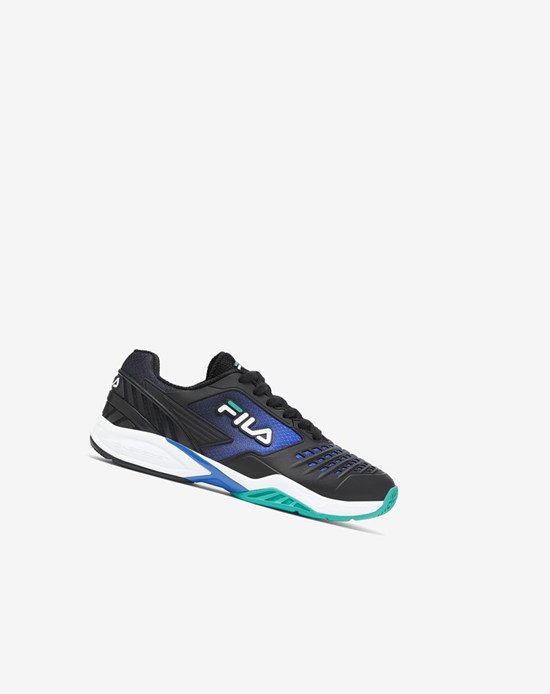 Fila Axilus 2 Energized Tennis Shoes Noir Bleu Turquoise | 758EWUPJN