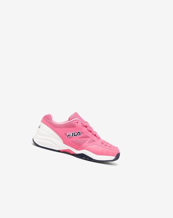 Fila Axilus Jr Tennis Shoes Shop/Wht/Fnvy | 569MVHCRW