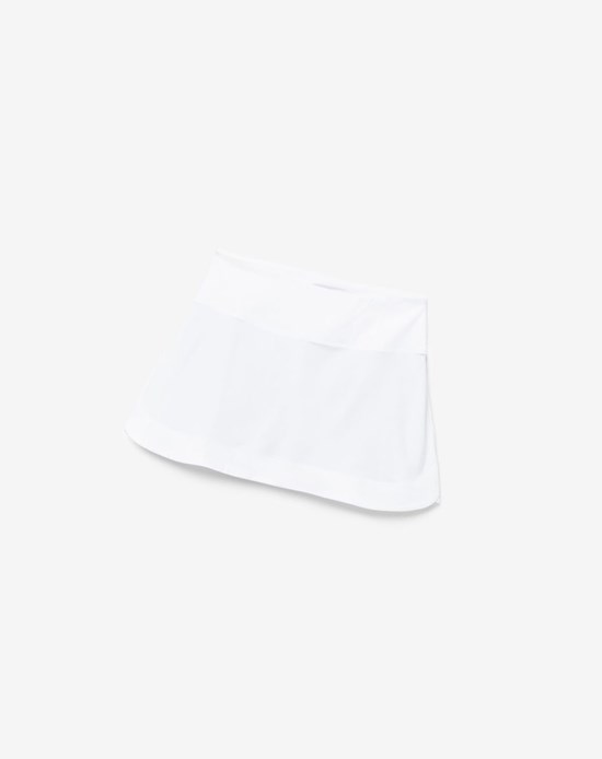 Fila Back Court A-line Skirt Blanche | 236DOMIGX