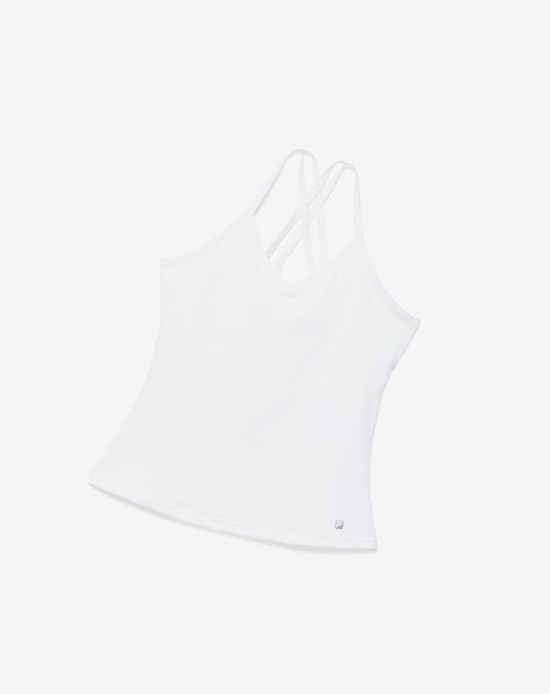 Fila Back Court Cami Tank Blanche | 451ESNKOC