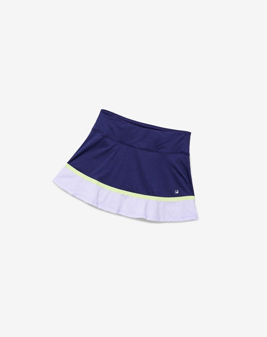 Fila Back Court Flare Skort Violette | 184UQPFDX