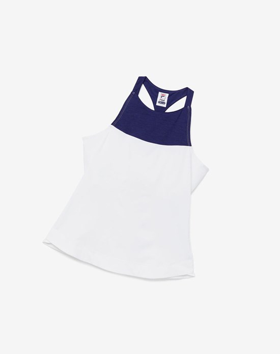 Fila Back Court Halter Tank Blanche | 846SZRXOJ