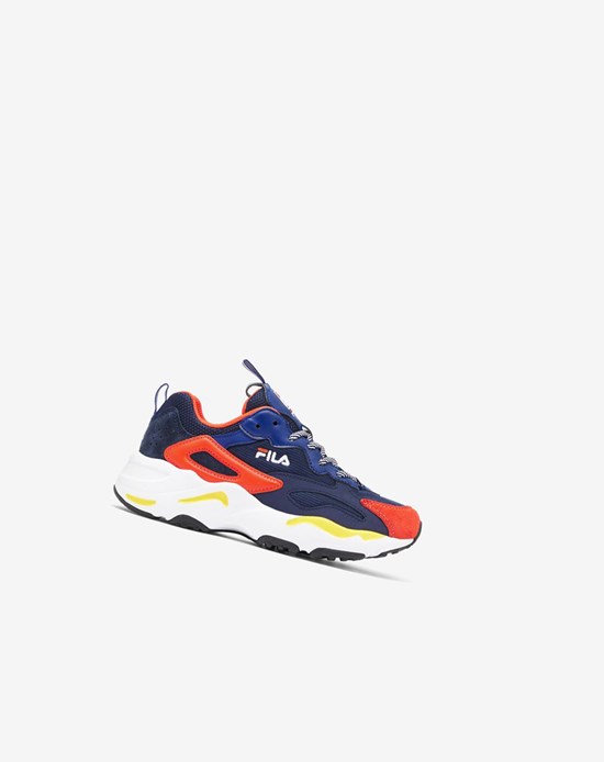 Fila Big Kids’ Ray Tracer Sneakers Bleu Marine Bleu Rouge | 504QPMHRO