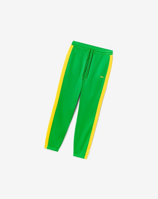 Fila Brazil Piste Pant Vert Jaune | 053FBZLHG