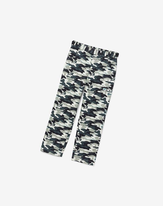 Fila Brigade Camo Pants Noir | 879SLMGUC