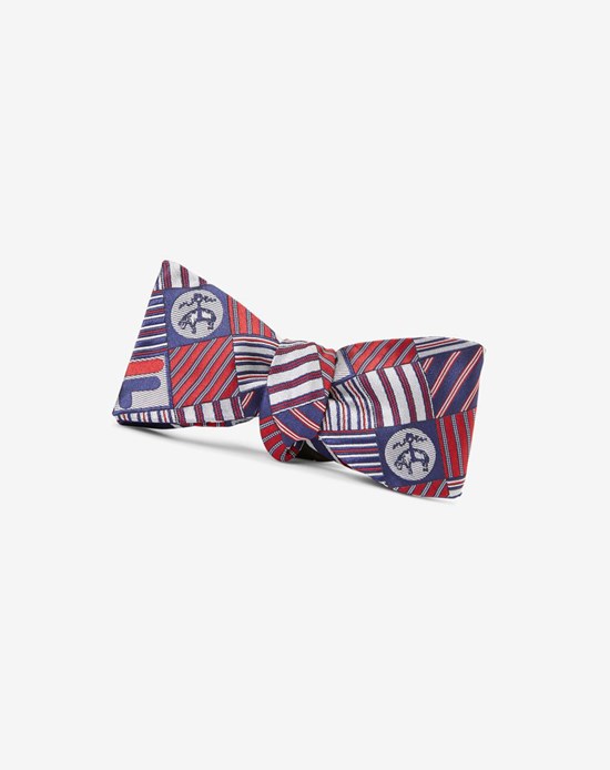 Fila Brooks Brothers X Fila Double Reversible Bow Tie Rouge | 638RMJYQD