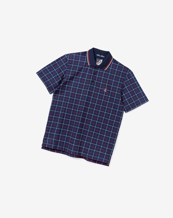 Fila Brooks Brothers X Fila Windowpane Polo 606 Knit Check | 835PCDWHX