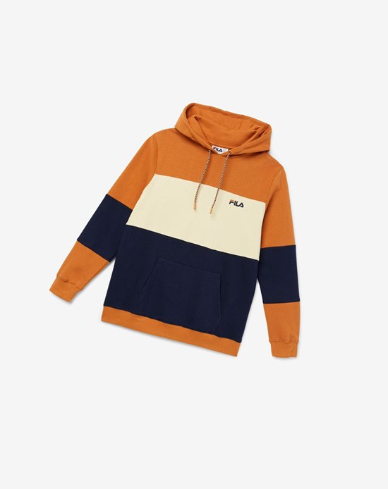 Fila Bryan Hoodie Sable Bleu | 120GZWQPC