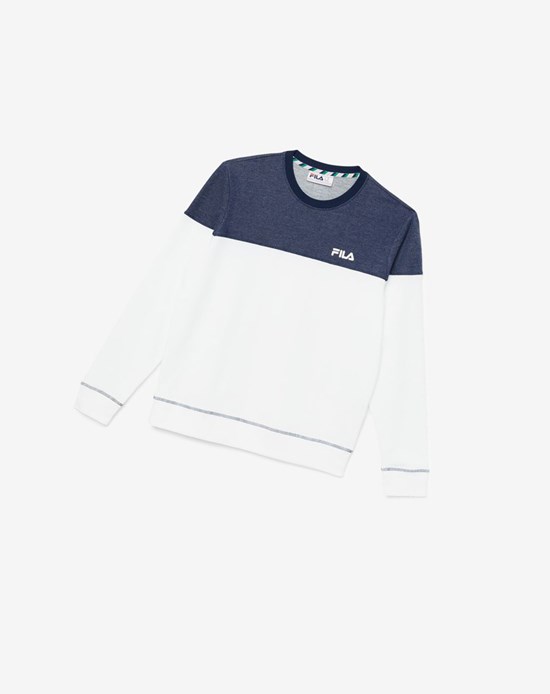 Fila Carpathian Crew Blanche Rouge | 024BXHFNE
