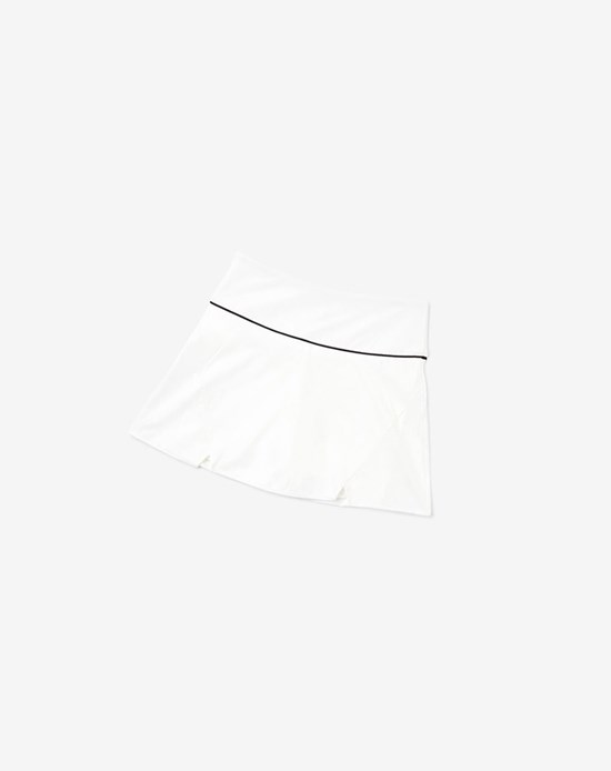 Fila Celestial Point 13" Skort Blanche Noir | 687MIFZRK