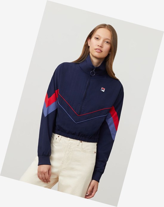 Fila Chiaki Vent Jacket Peac/Marl/Cred | 315HSQNIX