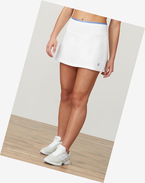 Fila Colorful Play A-line Skort Wht/Ampb | 627CPBQTV