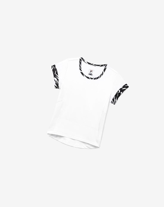 Fila Core Corta Sleeve Top Wht/Zebra | 705SIPDUC
