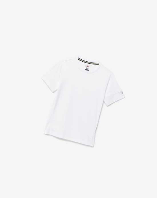 Fila Core Doubles Crew Blanche | 375OLUYNA