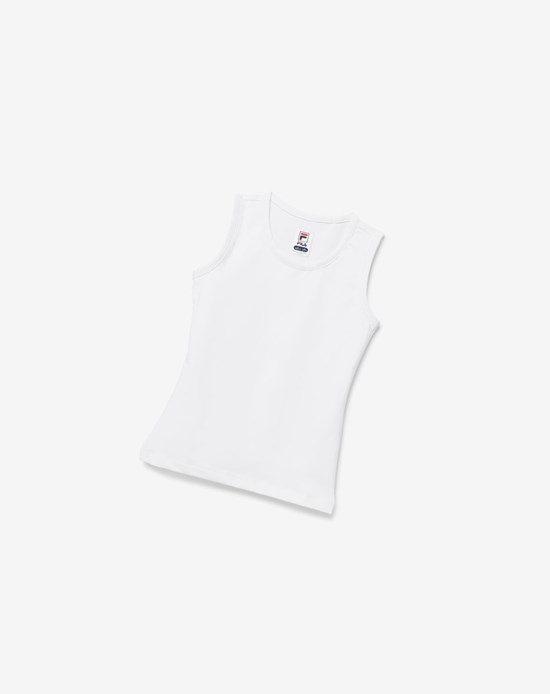 Fila Core Fullback Tank Blanche | 109CJHLXS