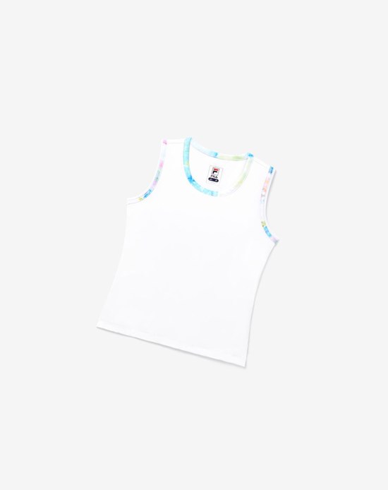 Fila Core Fullback Tank Blanche | 136ISFQVW