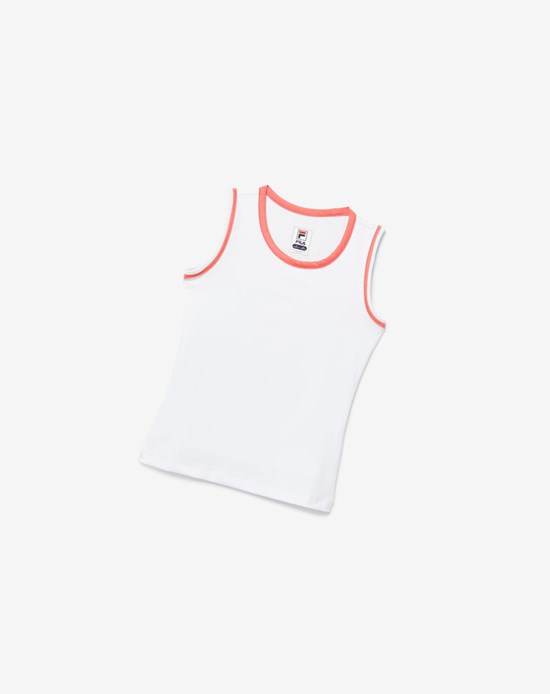 Fila Core Fullback Tank Blanche Corail | 830OJPSRD