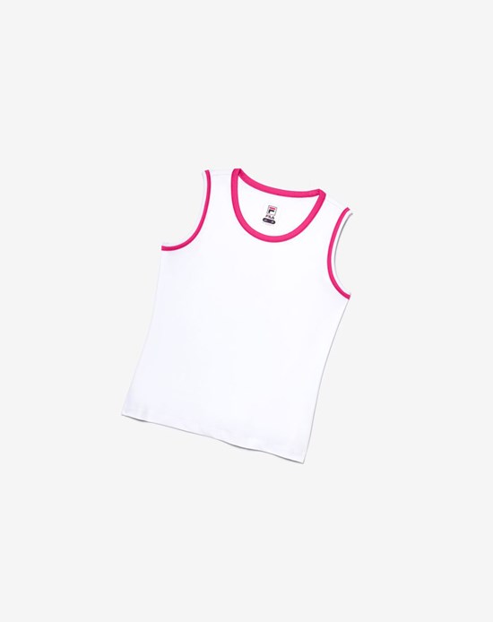 Fila Core Fullback Tank Blanche Rose | 507XTZBSA