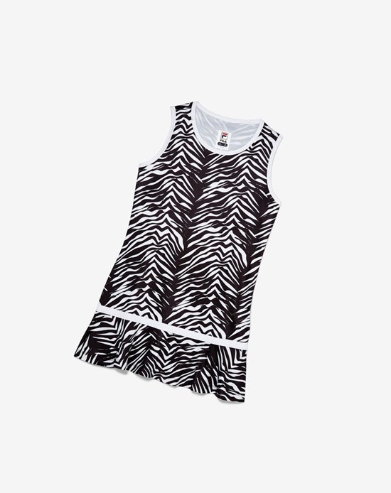 Fila Core Tennis Robe 002 Zebra / Whie | 537CZKGIS