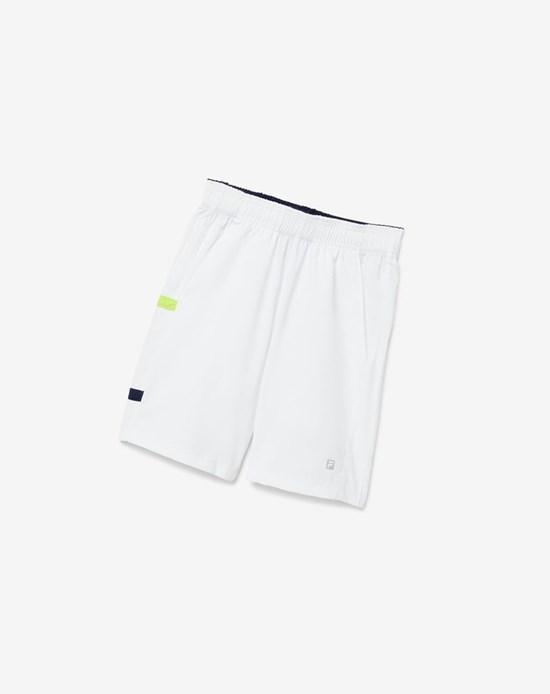 Fila Core Tennis Shorts Blanche Bleu Marine | 317OAPXFV