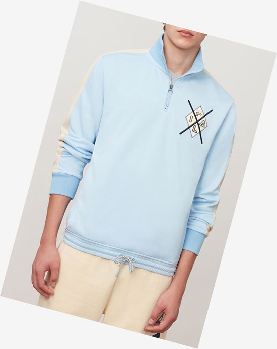 Fila Costa Half Zip Pblu/Bsand | 760LKPEIO