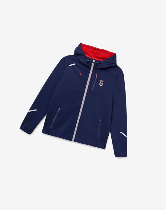 Fila Coulty Tech Hoodie Rouge | 170OHUSCG