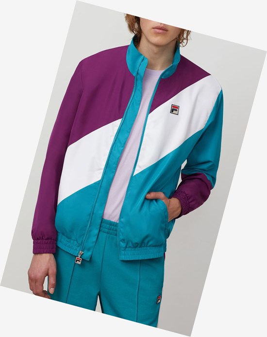 Fila Cruz Windbreaker Grpj/Bbay/Wht | 549SGYPZA