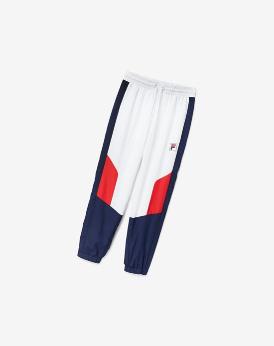 Fila Cyril Pant Blanche Rouge | 860PCGLBJ