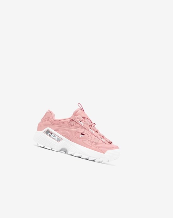 Fila D-formation Sneakers Rose Rouge Blanche | 489NIFGML