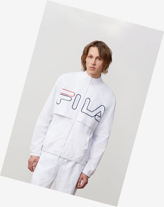 Fila Dani Woven Jacket Blanche | 941TOPSCI
