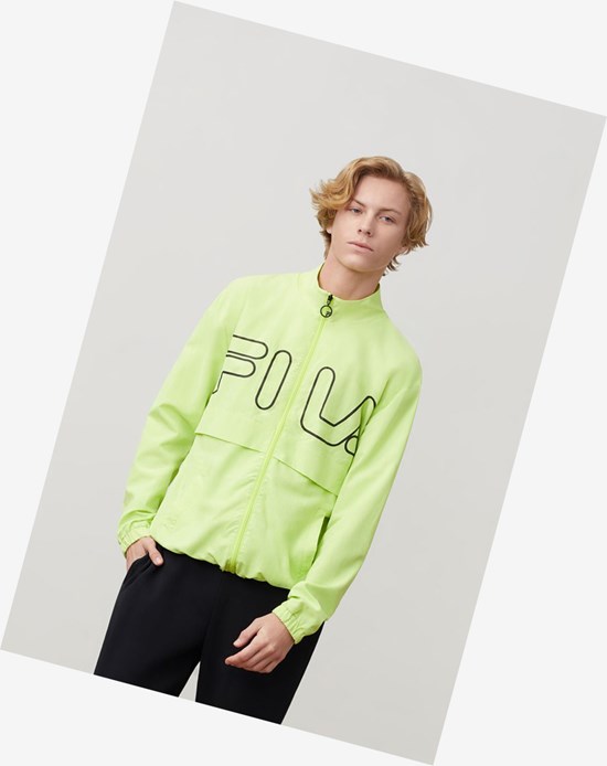Fila Dani Woven Jacket Sharpgreen | 387BJAODX