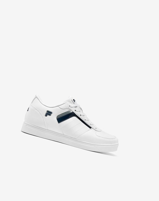 Fila Davenport 4 Tennis Shoes Blanche Bleu Marine Rouge | 208FXBTUC