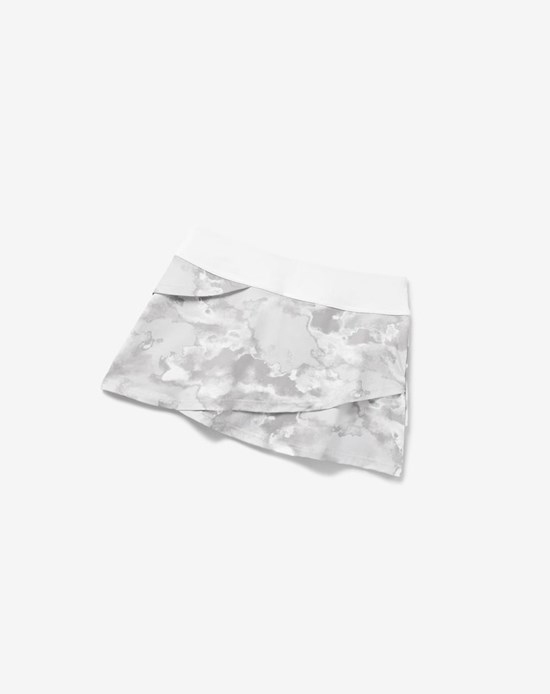 Fila Deuce Court Tiered Skort Wht/Multiprt | 023CAYXGK