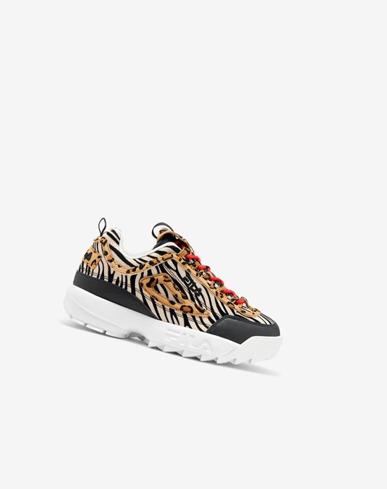 Fila Disruptor 2 Animal Sneakers Noir Blanche | 230CYSXZE